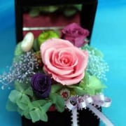 母の日アレンジジュエルＢＯＸ－②　\3500円