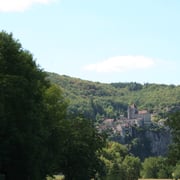 SAint Cirq Lapopie un village situé dans la vallée du Lot sur le parc régional des causses du Quercy