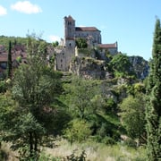 l'église de Saint Cirq Lapopie (sainte julite)