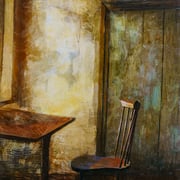 Tezh Modarressi, "What Were You Thinking", 19" x 13", oil