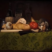 Jeremy Deck, "Tuscan Harvest", 18" x 24", oil on linen