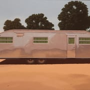 Robert Waddington, "1951 Spartanette Trailer Home", oil, 24" x 32"