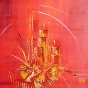 Acryl auf Leinwand   100 cm x 100 cm ............