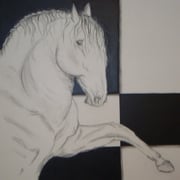 Acryl auf Leinwand   100 cm x 100 cm ............