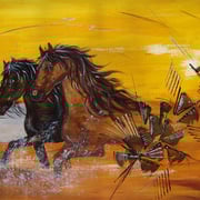 Acryl auf Leinwand   60 cm x 100 cm ............