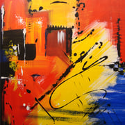 Acryl auf Leinwand   80 cm x 60 cm ............