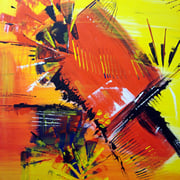 Acryl auf Leinwand   80 cm x 60 cm ............