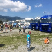 über 200 LKW's aller Marken waren mit dabei