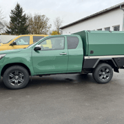 Toyota Hilux Festaufbau - Lackierter Boxaufbau für Pickups