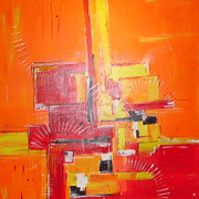 Acryl auf Leinwand   80 cm x 60 cm ............