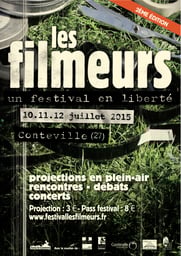 Affiche Festival Les Filmeurs 2ème édition 2015