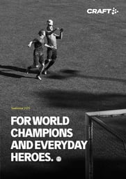 Craft Teamwear Katalog, Textilien für den Sport, Teams und Vereine.