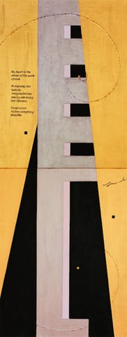 The Key 9  F6×2  318mm×820mm  Acrylic 2012