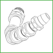 Juego básico manguera refrigerante 3/4" 1