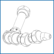 Juego básico manguera refrigerante 1/2