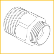 Machine adapter 1/8"