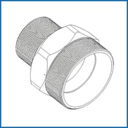 Adaptador para máquina 1/2