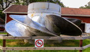 Turbinenrad am Nobelmuseum bei Karskoga