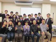 身延山高等学校の皆さん