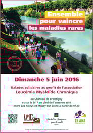 LEUCEMIE MYELOIDE CHRONIQUE balade solidaire Fondation Groupama Santé association patients LMC France CANCER MALADIE RARE