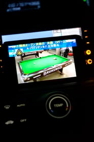 車中でUSTREAM視聴