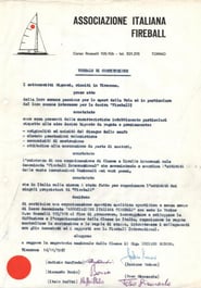 Atto costitutivo della Associazione Italiana Fireball