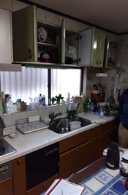 キッチンリフォーム　施工前　千葉県　佐倉市　スリーエイトホーム　