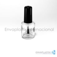 Frasco para esmalte de uñas con brocha