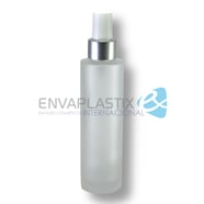 Botella de vidrio con atomizador