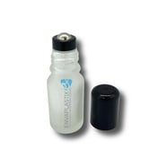 Frasco roll on de vidrio, envase desodorante de vidrio