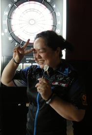 1位通過　内富 夏子（ｳﾁﾄﾐ ﾅﾂｺ）