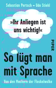 Buchcover So lügt man mit Sprache Floskelwolke