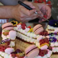 Décor number cake Ma Boulangerie Café