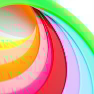 Anneaux de jonglage multicolores