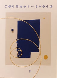 HUMAN  P 2   242mm×333mm   F4  Acrylic, wood  2019