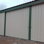 portail de hangar par ACMB Charpente metallique construction Brioux 79