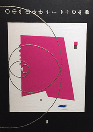 HUMAN  A 3   242mm×333mm   F4  Acrylic, wood  2019