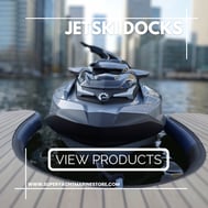 Inflatable Jetski dock ©www.superyachtmarinestore.com