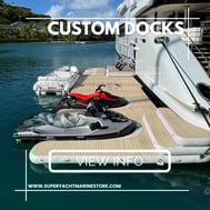 Custom Inflatable dock for Superyacht ©www.superyachtmarinestore.com
