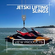 Jetski lifting slings www.superyachtmarinestore.com
