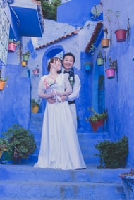 モロッコ/フォトウェディング撮影/シャウエン