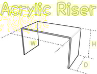 Acrylic Riser Table