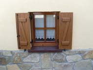 Contraventanas rústicas sin marco