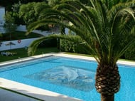 Decoro per la piscina