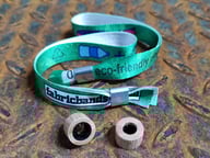 printed rpet polyester fabric wristband