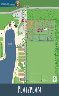 Platzplan Campingplatz