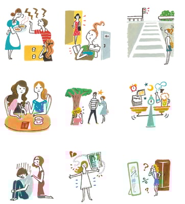 マガジンハウスanan 挿絵　2007