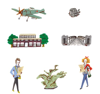 成蹊学園広報誌 SEIKEIJIN 古地図で探訪する吉祥寺挿絵　2023