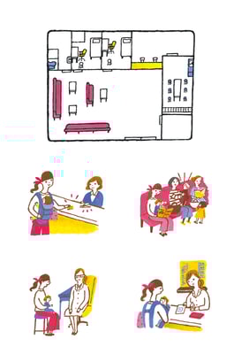 ベネッセ　ひよこクラブ挿絵　2017年