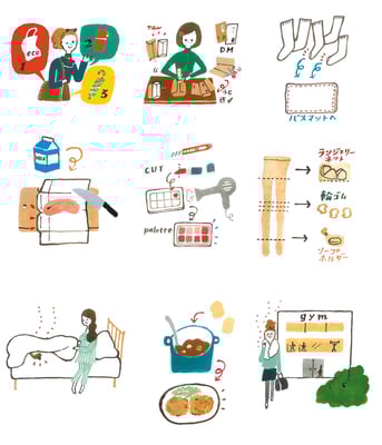 マガジンハウスanan 挿絵 2007